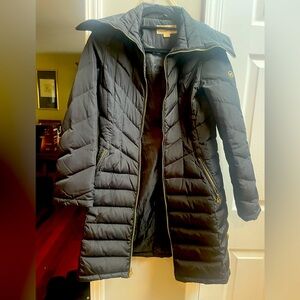 Michael Kors Quilted Black Puffer Coat